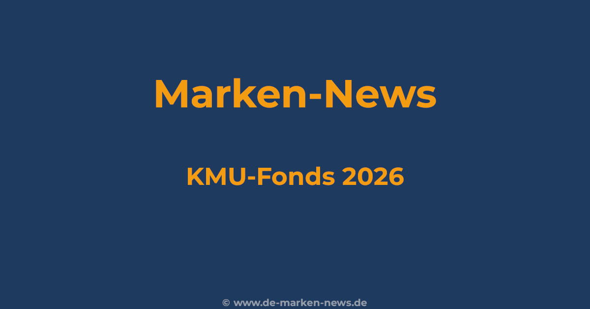 Ab sofort Bewerbungen zum KMU-Fonds 2026 möglich