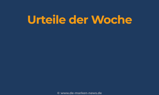 Markenrecht – Urteile EuG – KW-13-2026